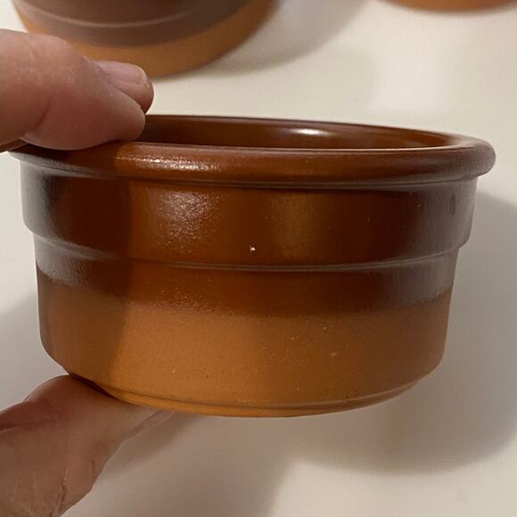 Cermer Terra Cotta Ramekins Set of 4 UNUSED - Picture 3 of 4